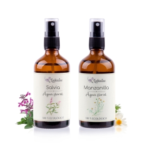 Aguas florales para el cabello